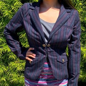 G by Guess dark blue pinstripe blazer